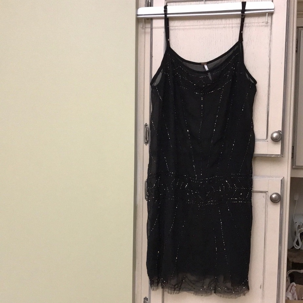*Free People* Black Sheer dress